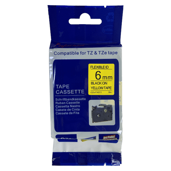 Compatible Label Tape - TZe-FX661