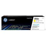 HP W2112X 206X 高用量黃色碳粉