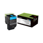 Lexmark 708C 青色碳粉