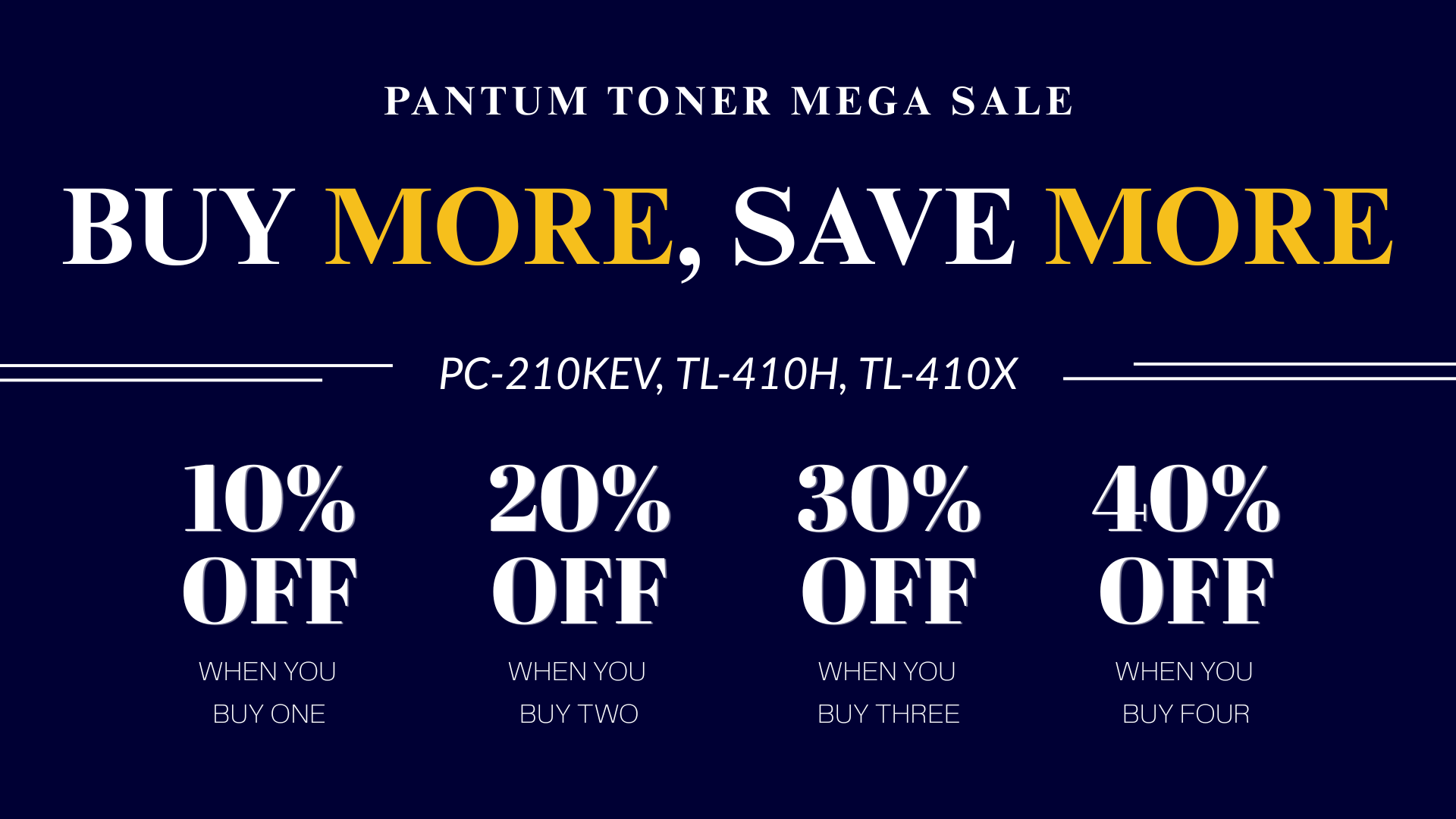 buy more